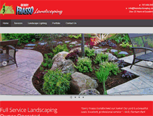 Tablet Screenshot of frassolandscaping.com